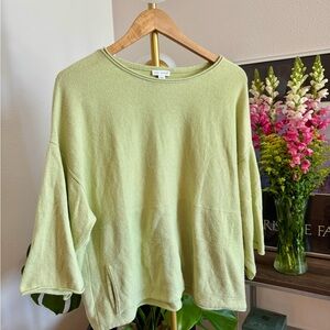 J. Jill Light Green Kimono Pullover